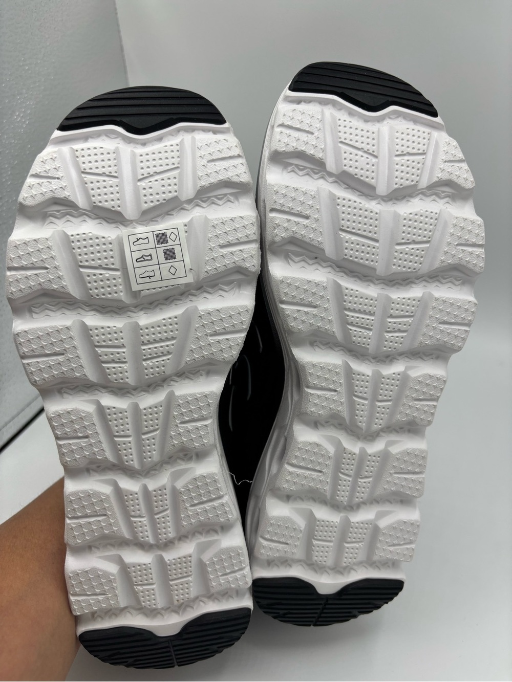 Skechers Women's Black and White Glide-Step Adventure Slip-On Sneakers - Picture 5 of 9
